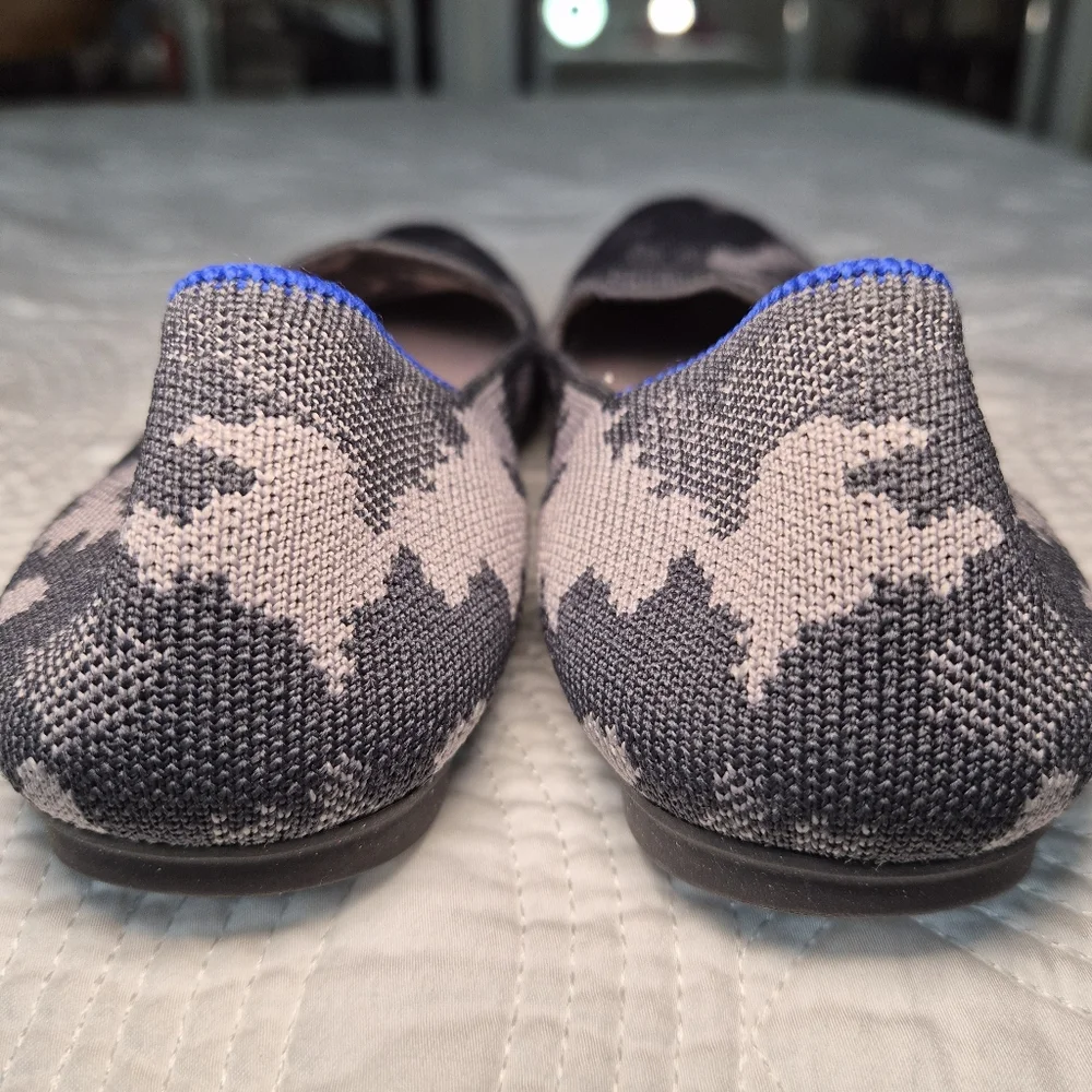 VGUC Rothy’s Botanicamo Grey Loafers Retired 7